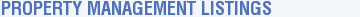 Property Management Listings